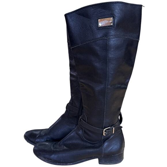 Antonio Melani Black Riding Boots Size 9M - Picture 3 of 6